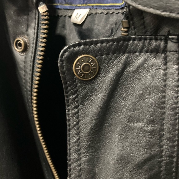 VINTAGE GIANNI VALENTE LEATHER COAT - Picture 3 of 8